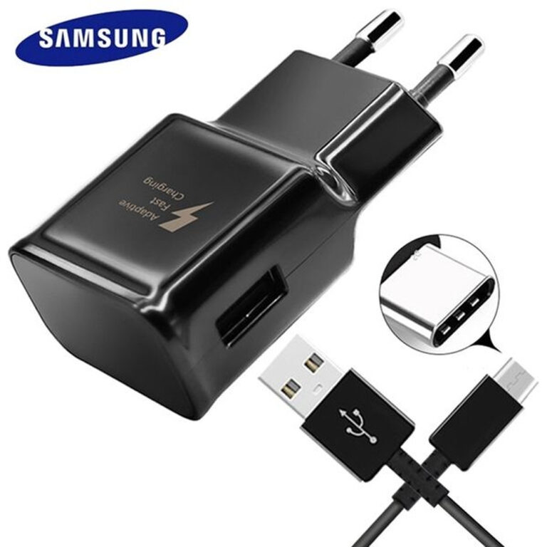 Carregador De Viagem Samsung Ultra Rápido Tipo C Preto Original - JNTelecom